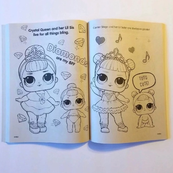 LOL SURPRISE DOLLS 96pg COLORING ACTIVITY BOOK - Picture 5 of 8